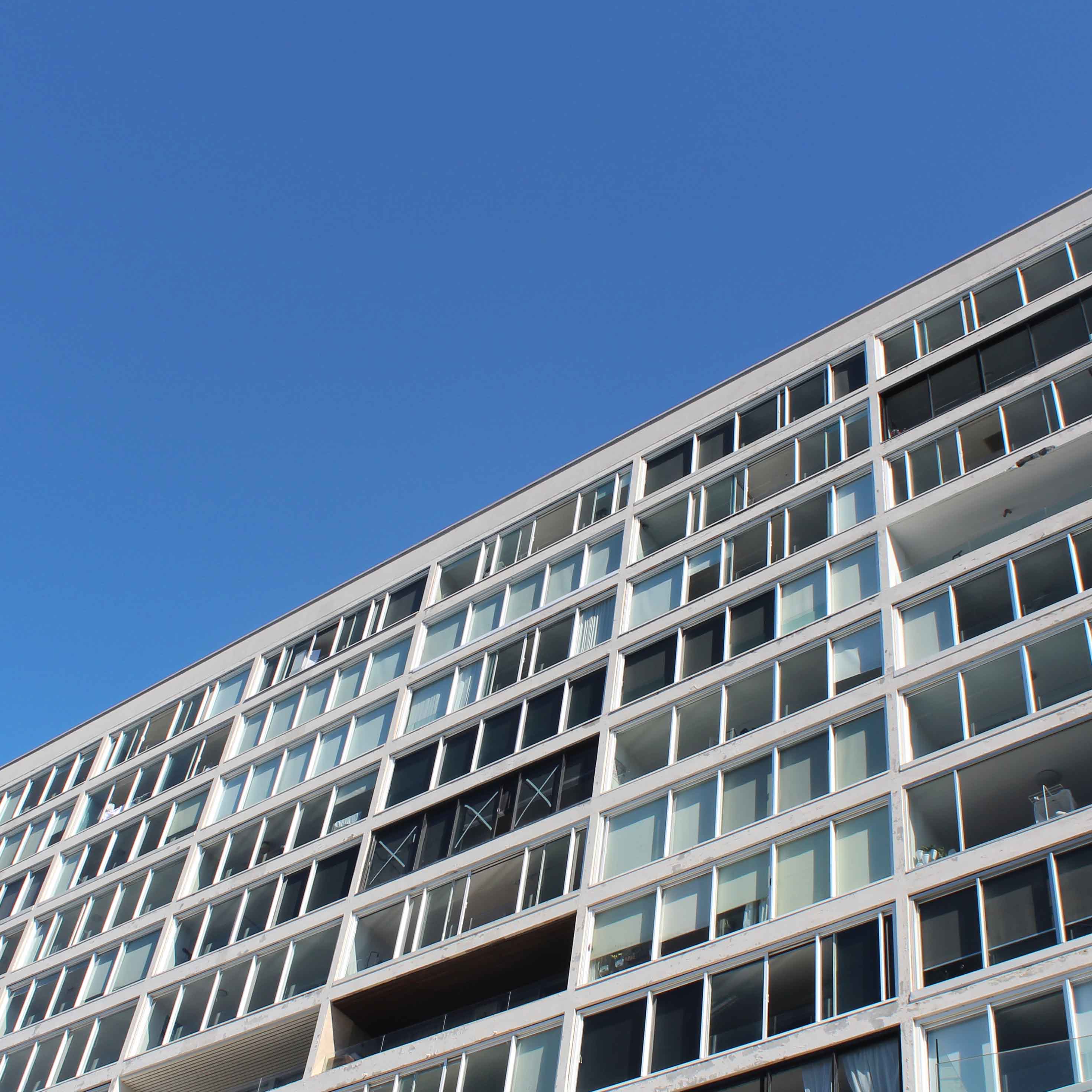 Image of a building's facade demonstrating 'modularity'