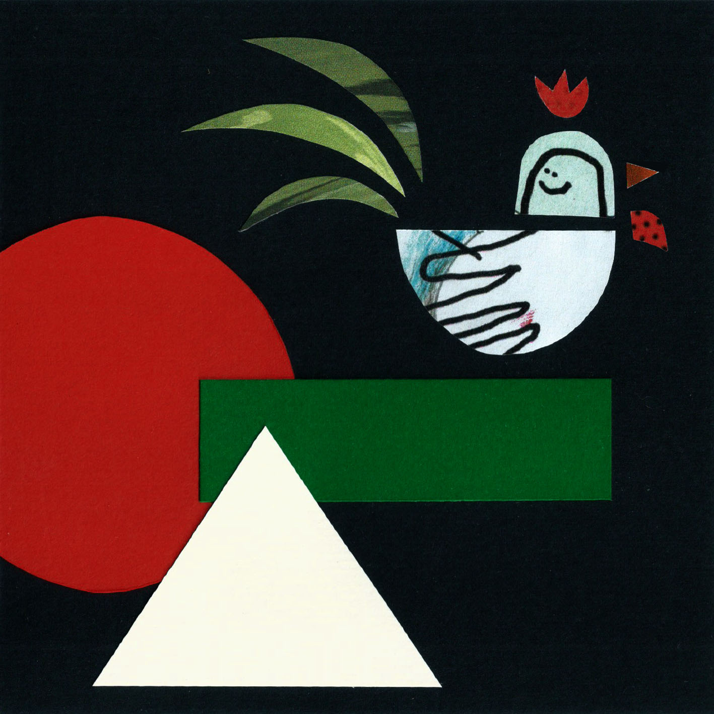 Rooster collage
